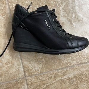 Authentic Prada Sport Wedge Sneaker size 39